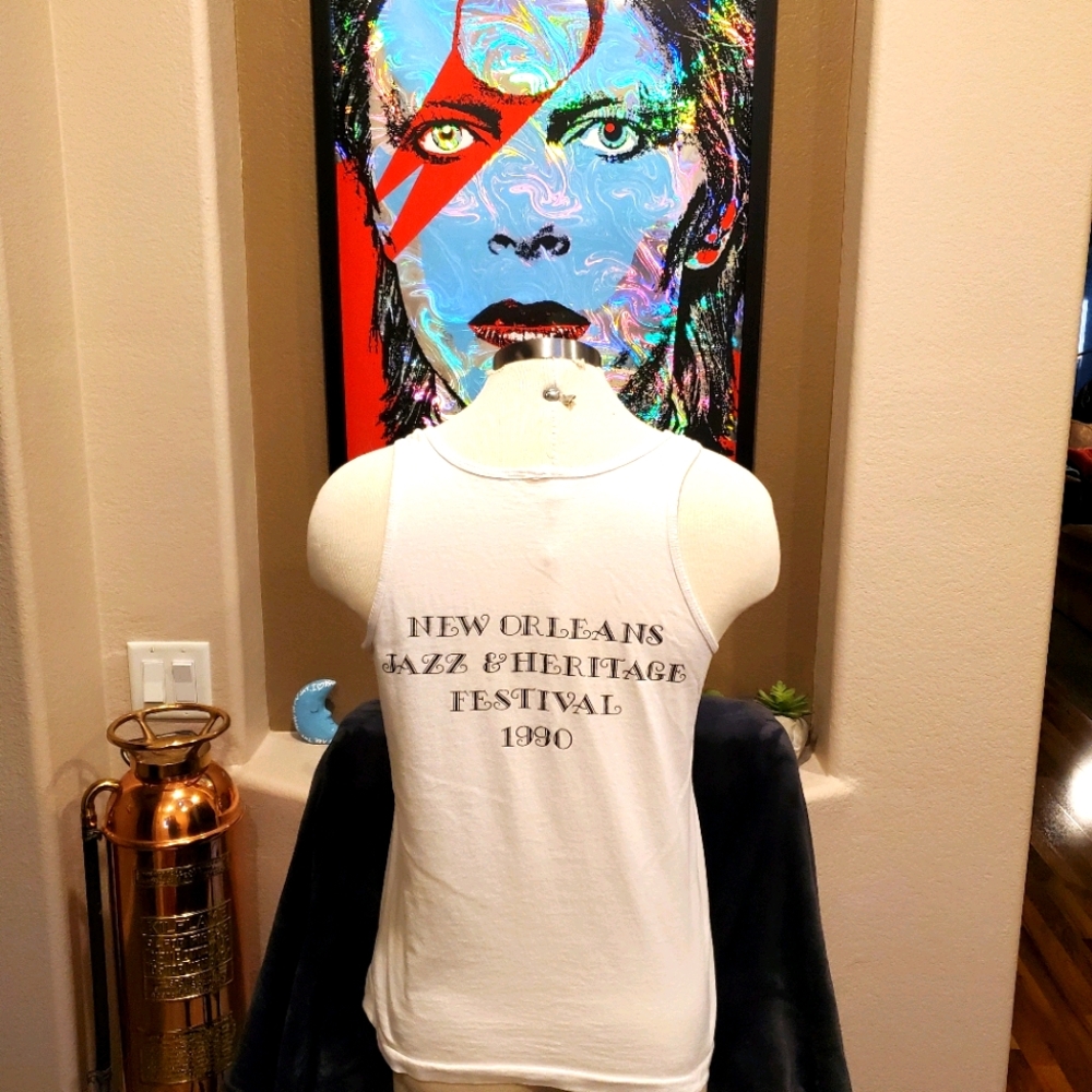Sabian cymbals 1990 Jazz Fest tank top